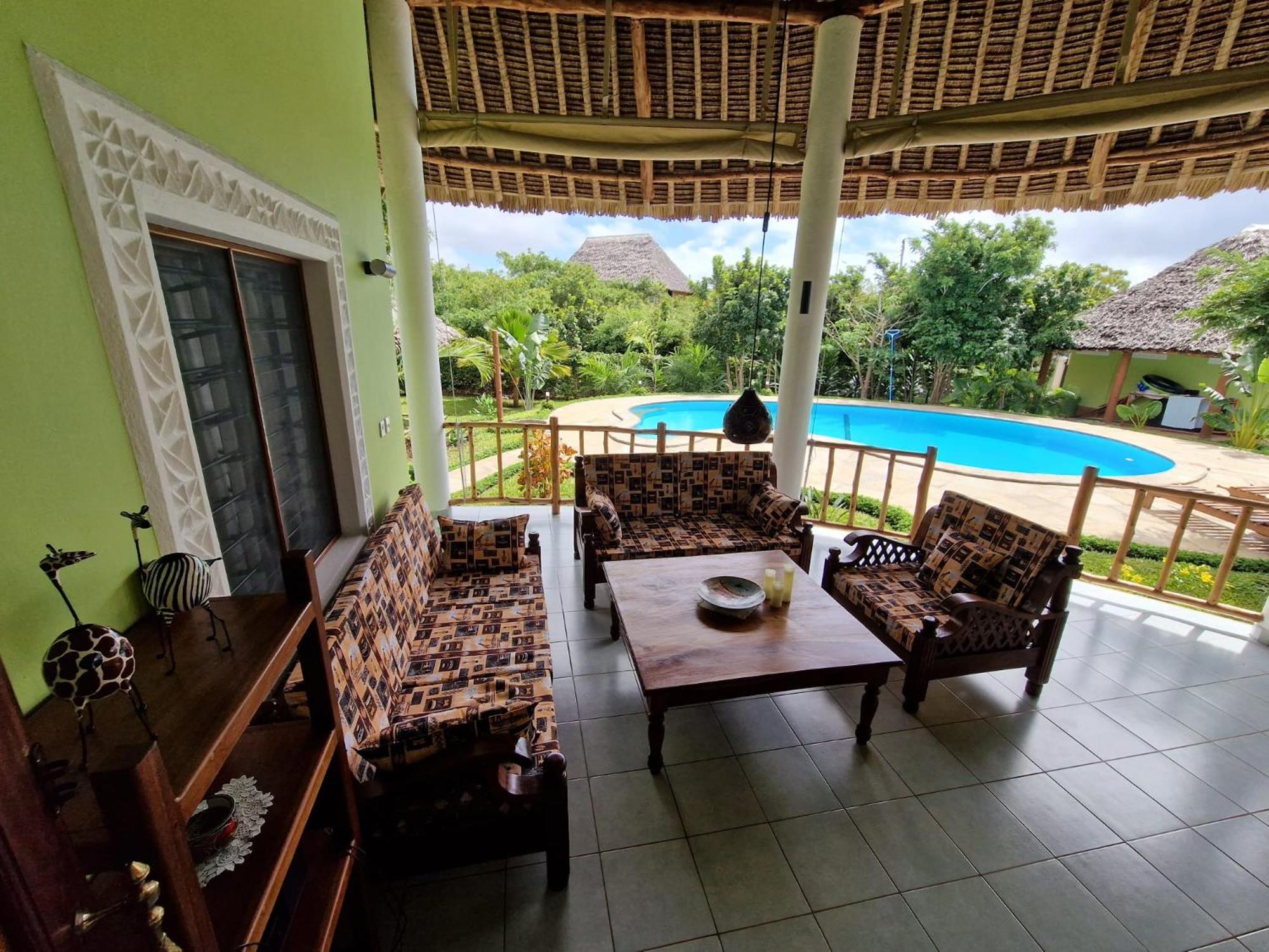 Paradiesische Villa Maisha Mazuri Mit Pool. Terrasse Und Personal Diani Beach Exteriér fotografie